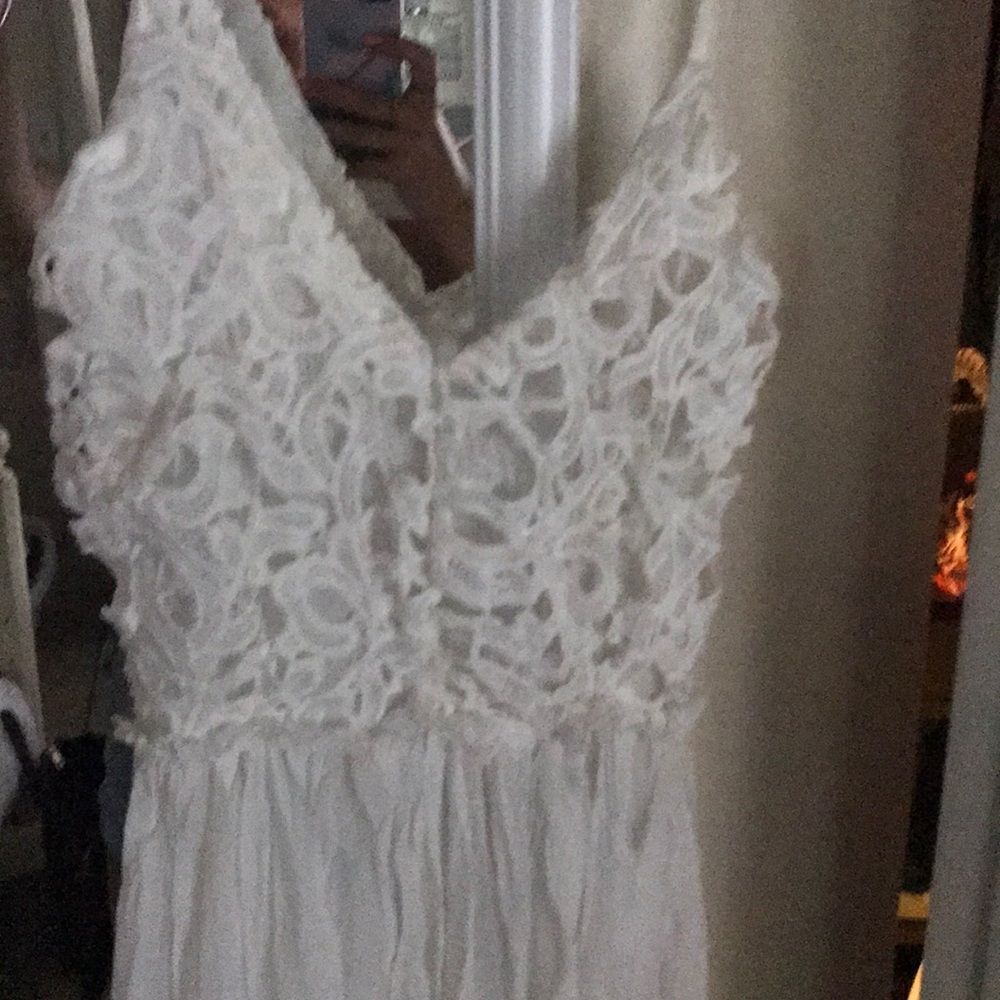 Long white dress